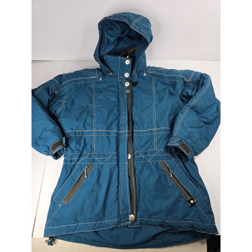 Vintage Obermeyer 1947 Size 10 Women's Ladies Jacket Skiing‎ Coat Hooded Outdoor